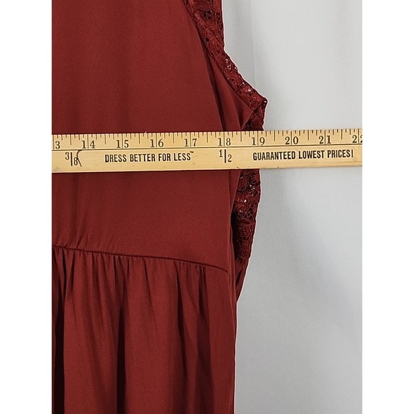 Torrid Mini Challis Tiered Dress Peasant Lace Insert Women 1X 14-16 NWT - Picture 7 of 11